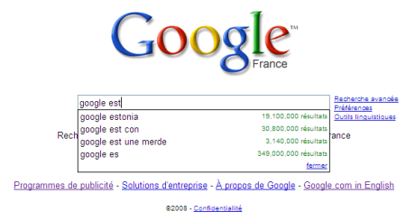 google suggest en fr
