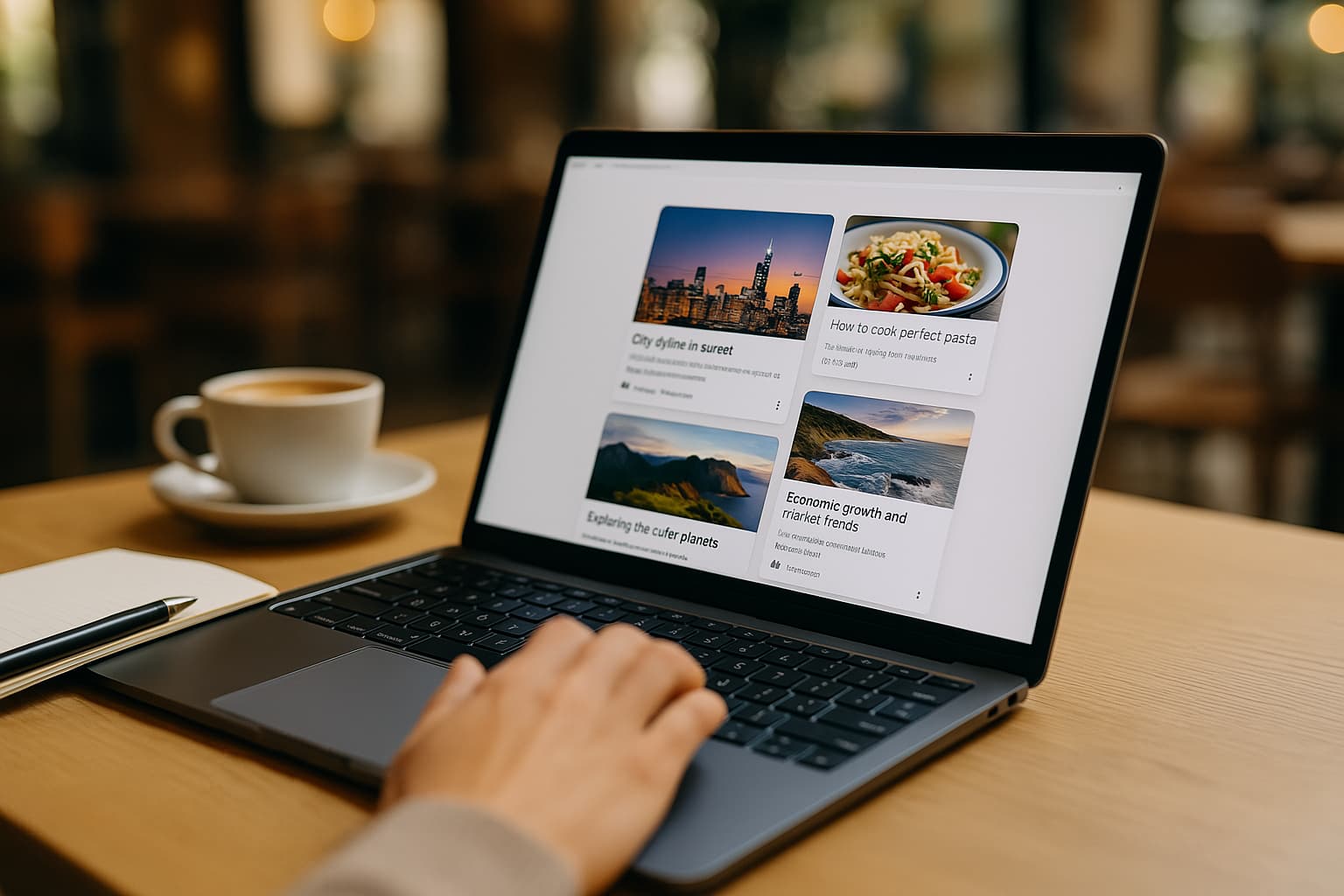 Google Discover sur desktop